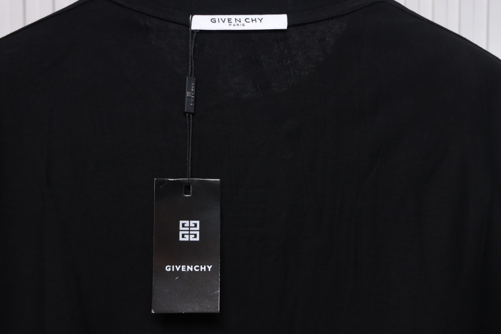 Givenchy Graffiti Letters Embroidered Logo Short Sleeve T-Shirt black