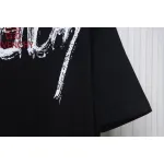 Givenchy Graffiti Letters Embroidered Logo Short Sleeve T-Shirt black