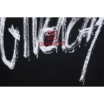 Givenchy Graffiti Letters Embroidered Logo Short Sleeve T-Shirt black