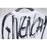 Givenchy Graffiti Letters Embroidered Logo Short Sleeve T-Shirt White