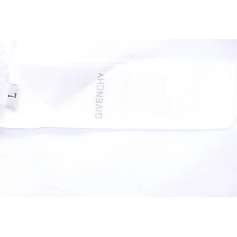 Givenchy Graffiti Letters Embroidered Logo Short Sleeve T-Shirt White