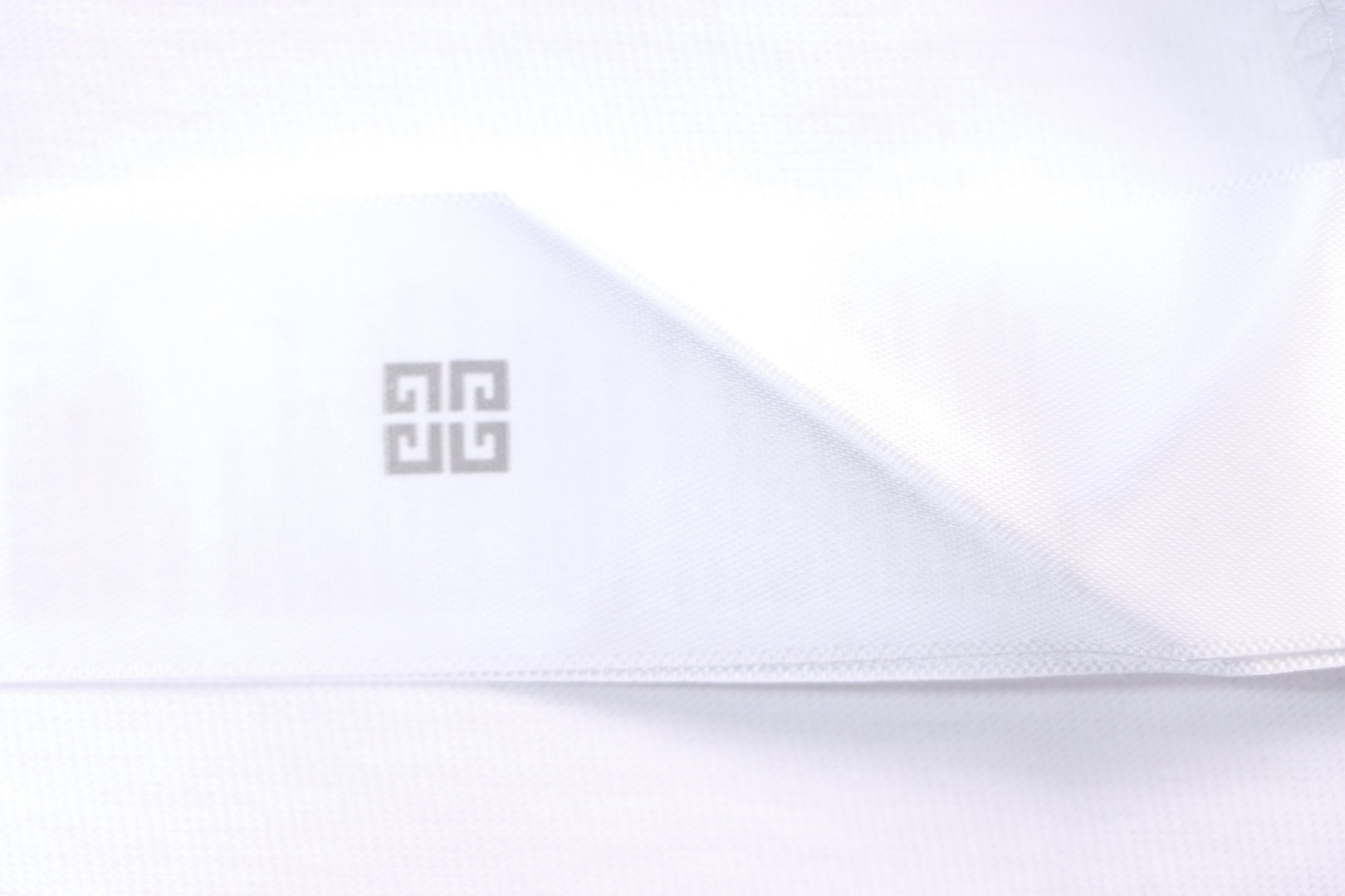 Givenchy Graffiti Letters Embroidered Logo Short Sleeve T-Shirt White