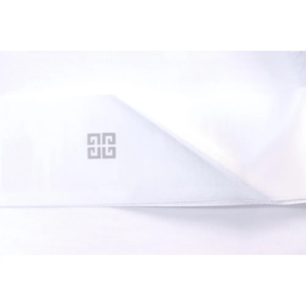 Givenchy Graffiti Letters Embroidered Logo Short Sleeve T-Shirt White