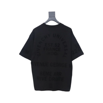 Givenchy new printed flocked short-sleeved T-shirt 02