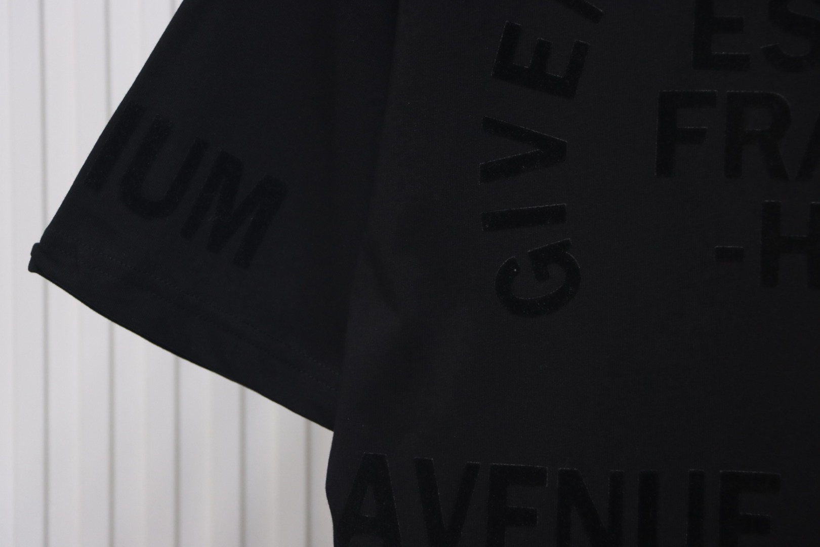 Givenchy new printed flocked short-sleeved T-shirt