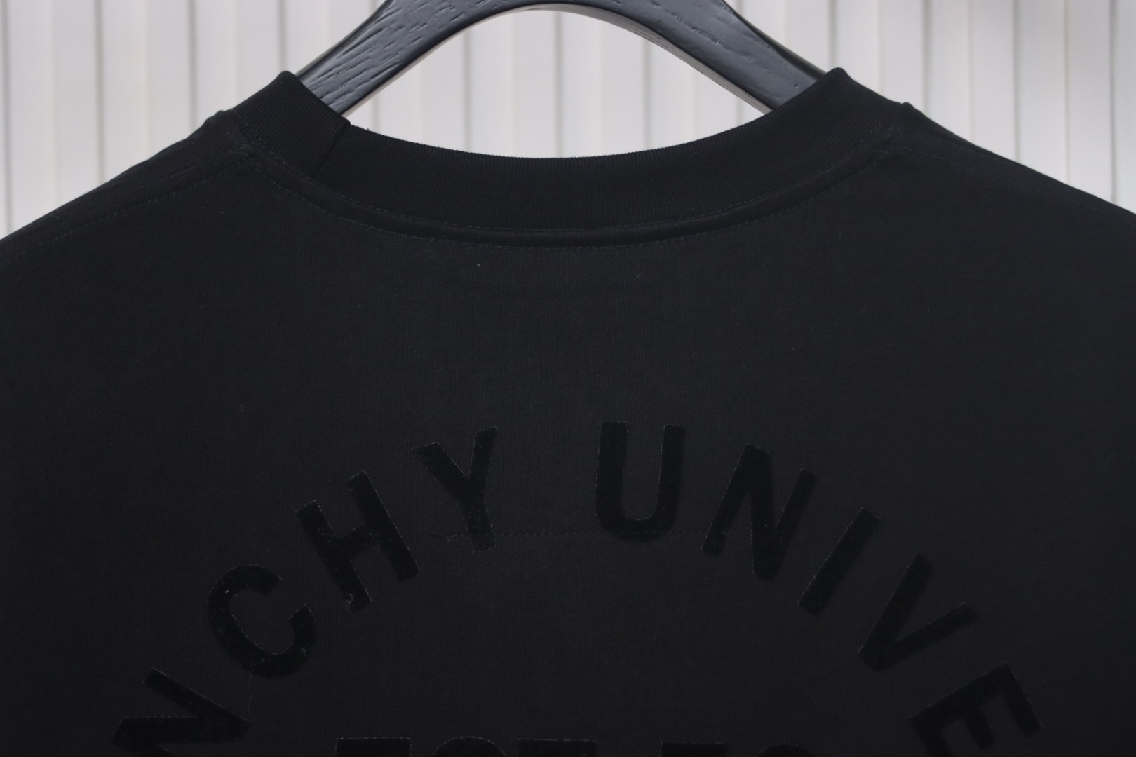 Givenchy new printed flocked short-sleeved T-shirt