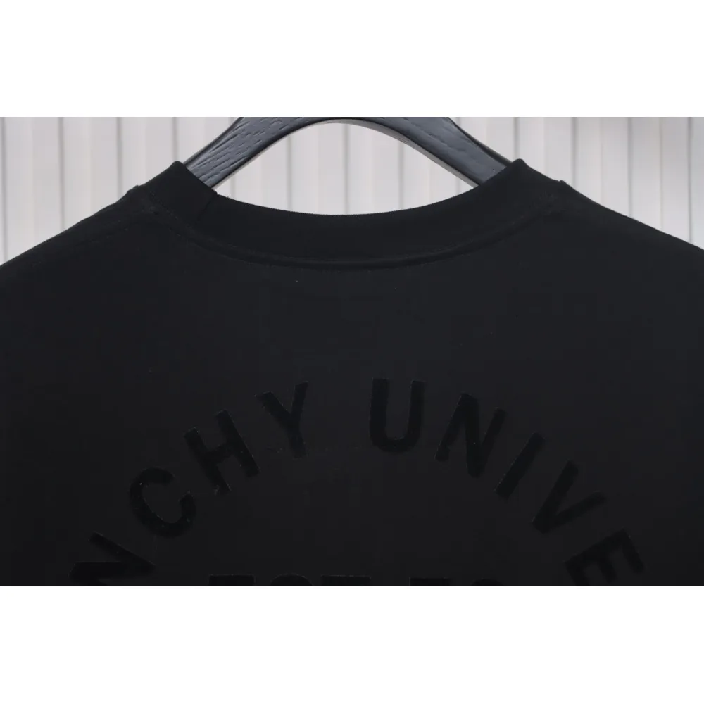 Givenchy new printed flocked short-sleeved T-shirt