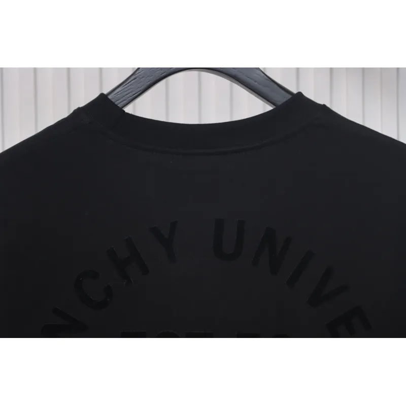 Givenchy new printed flocked short-sleeved T-shirt