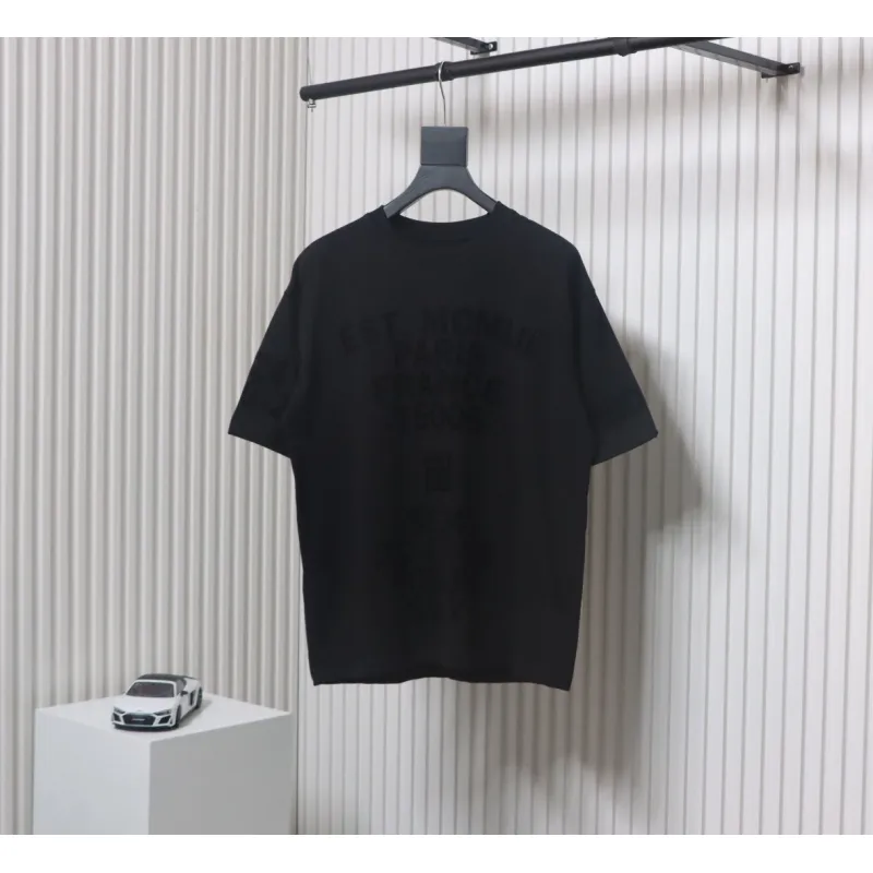 Givenchy new printed flocked short-sleeved T-shirt