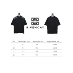 Givenchy Shoulder Hand-Painted Letters Printed Short Sleeve black