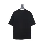 Givenchy Shoulder Hand-Painted Letters Printed Short Sleeve black