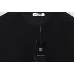 Givenchy Shoulder Hand-Painted Letters Printed Short Sleeve black