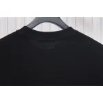 Givenchy Shoulder Hand-Painted Letters Printed Short Sleeve black