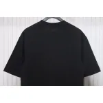 Givenchy Shoulder Hand-Painted Letters Printed Short Sleeve black