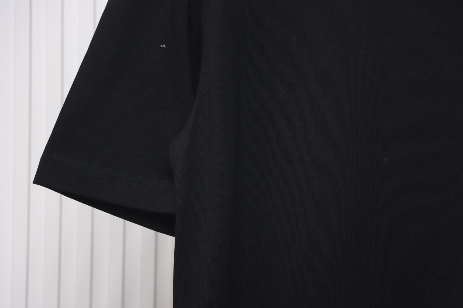 Givenchy Shoulder Hand-Painted Letters Printed Short Sleeve black