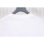 Givenchy Shoulder Hand-Painted Letters Printed Short Sleeve White