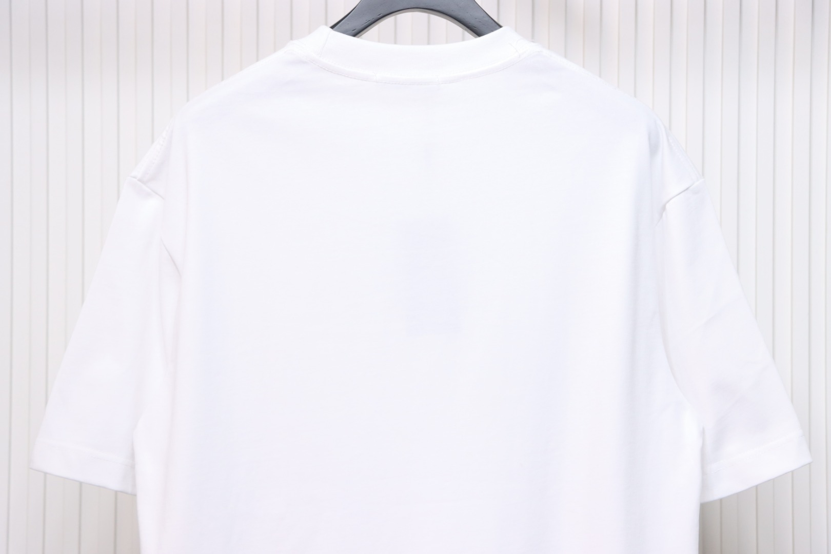 Givenchy Shoulder Hand-Painted Letters Printed Short Sleeve White