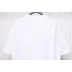 Givenchy Shoulder Hand-Painted Letters Printed Short Sleeve White
