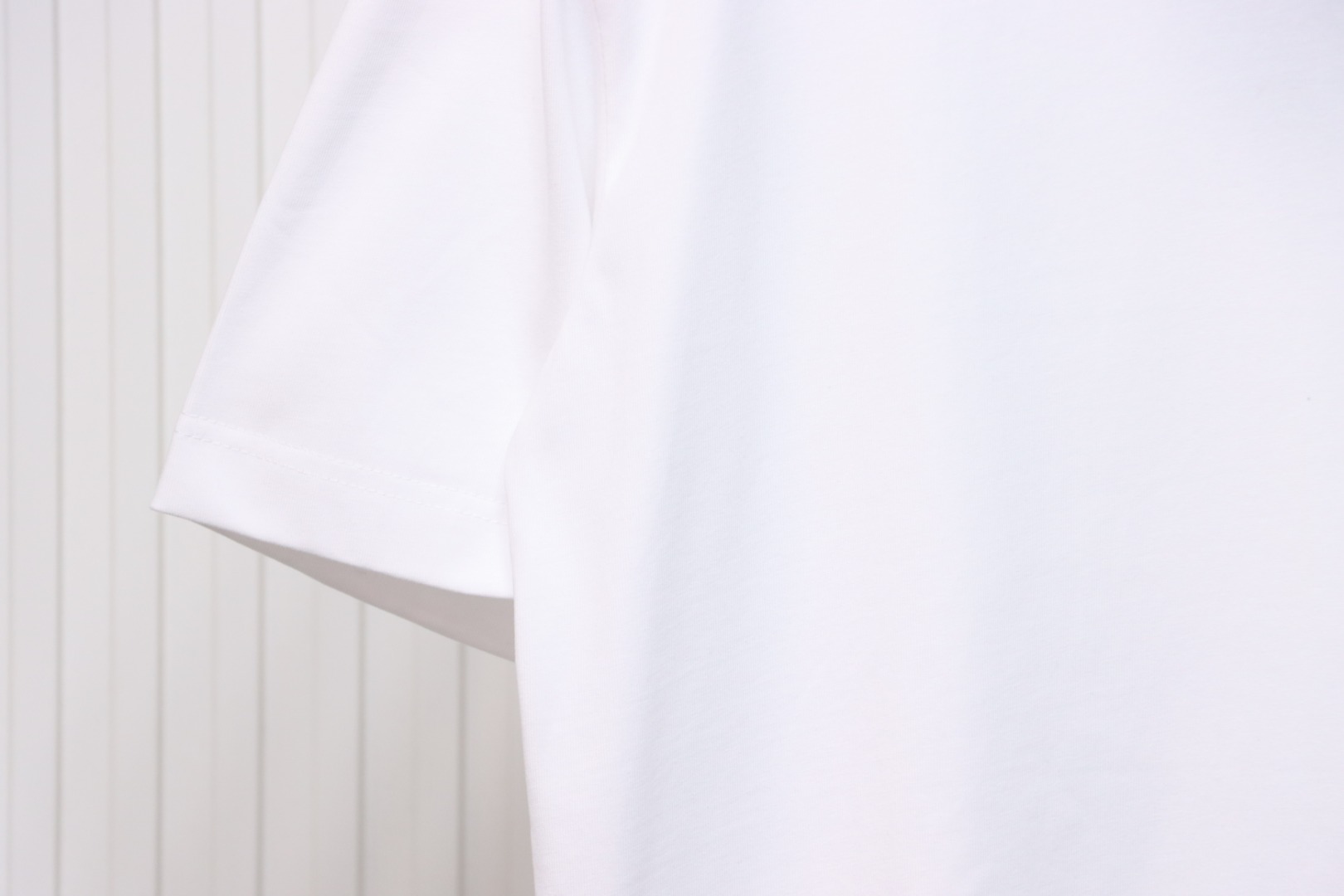 Givenchy Shoulder Hand-Painted Letters Printed Short Sleeve White