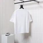 Givenchy Shoulder Hand-Painted Letters Printed Short Sleeve White
