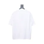 Givenchy Shoulder Hand-Painted Letters Printed Short Sleeve White