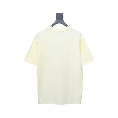 Gucci 22ss Smiley Face Print Short Sleeve Beige 02