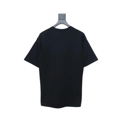 Gucci 22ss Smiley Face Print Short Sleeve Black 02