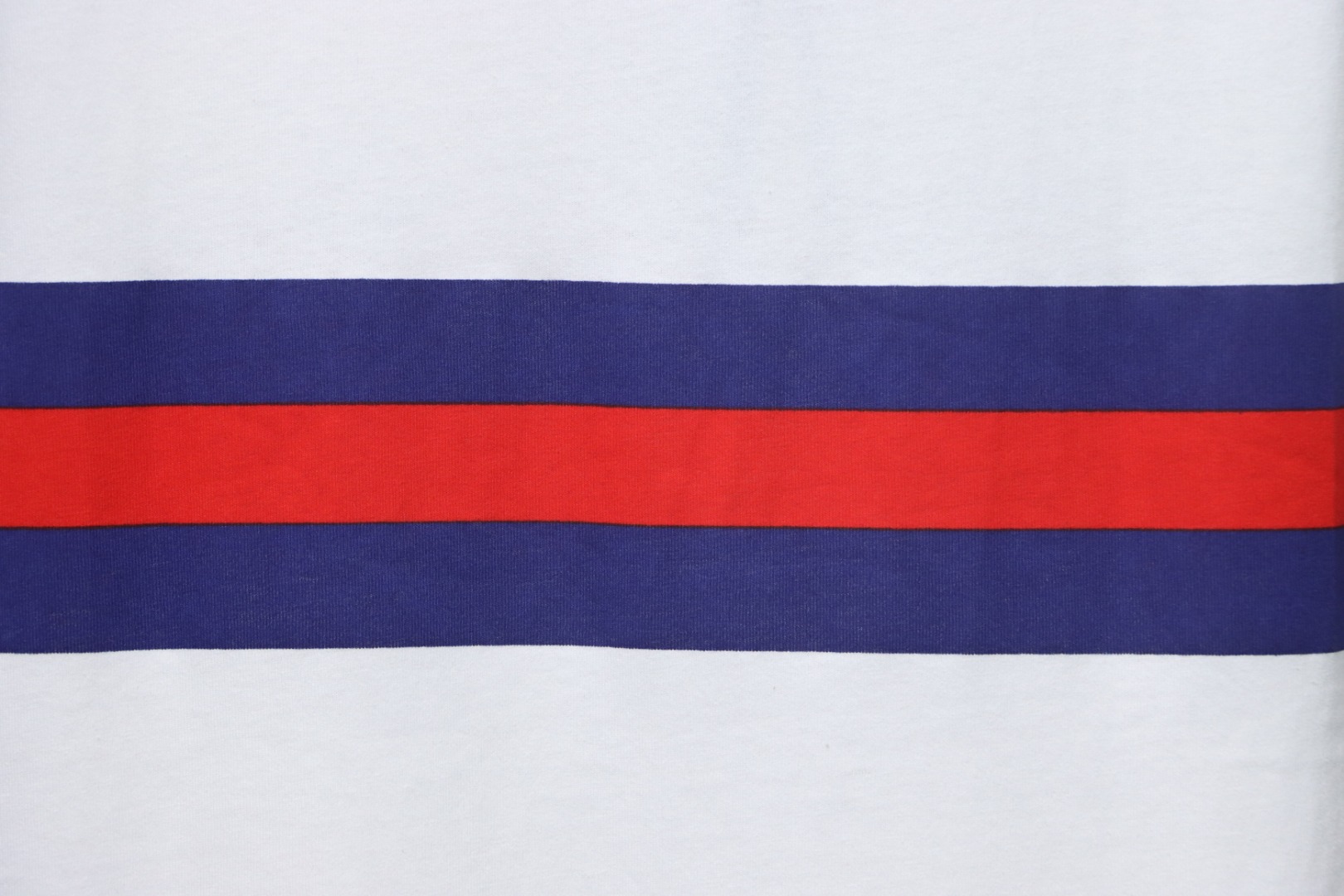 Gucci 23ss Double G interlocking striped short sleeve white