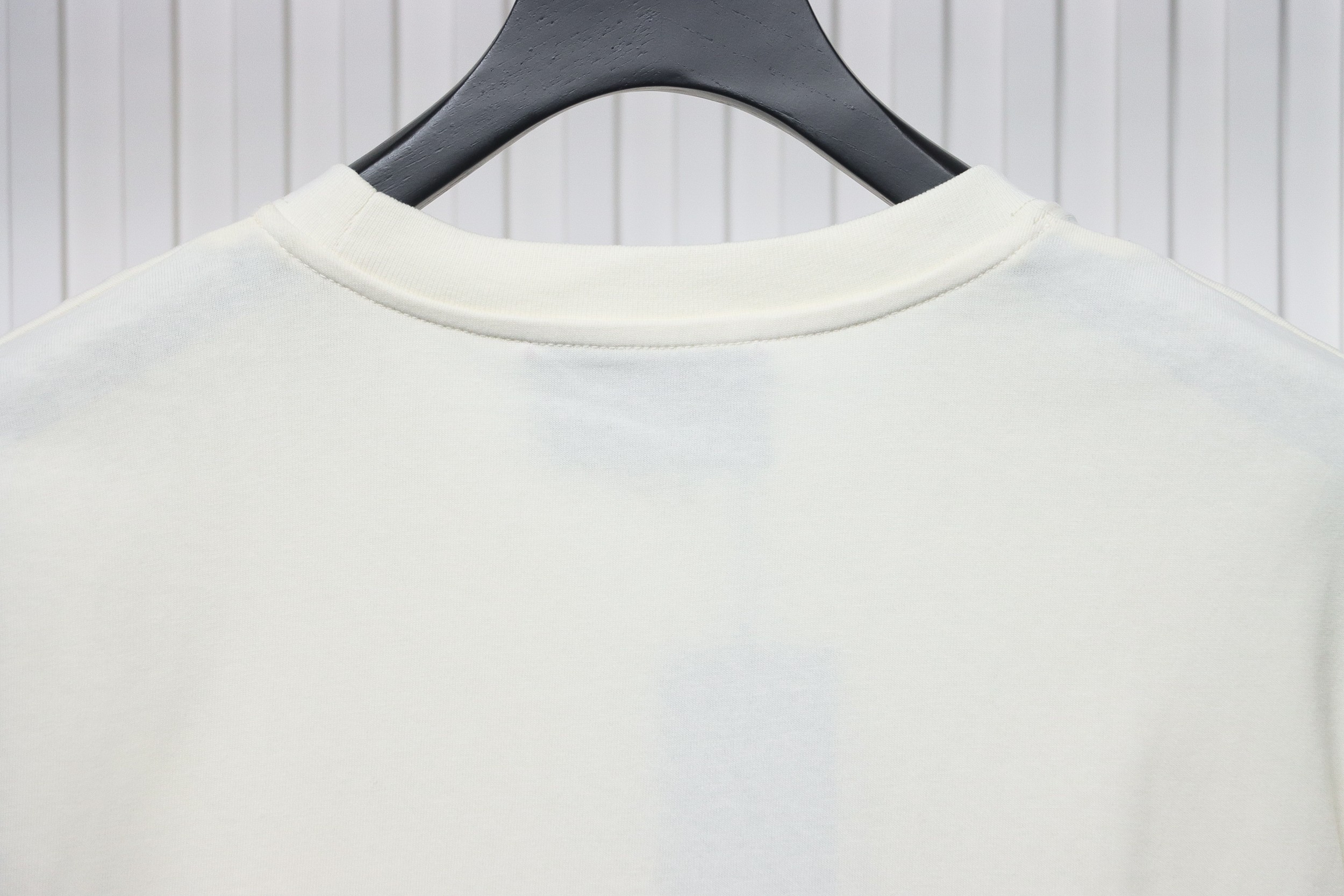 Gucci 23ss Old Flower Rabbit Patch Embroidered Short Sleeve Beige