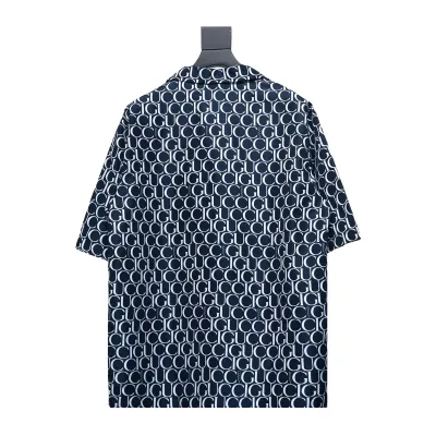 Gucci 24ss all over lettering short sleeve shirt 02