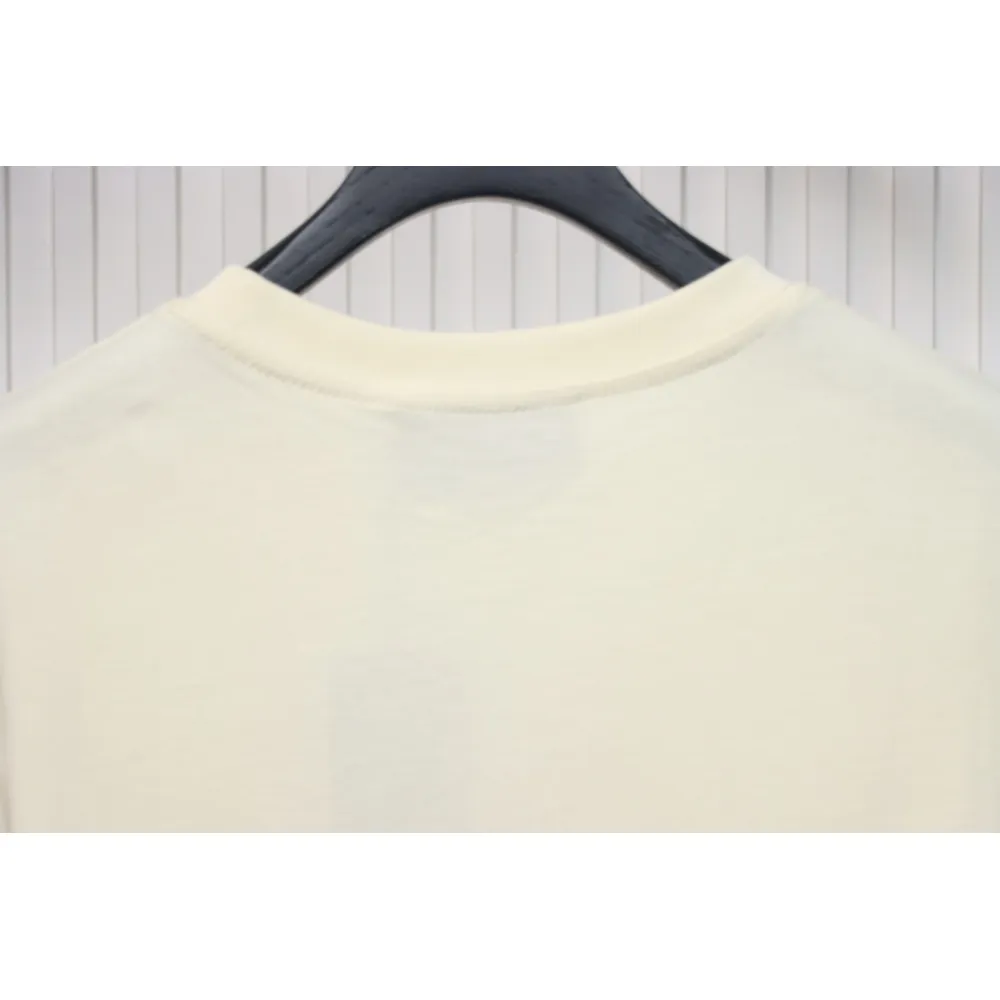 Gucci 24ss cartoon print short sleeves beige