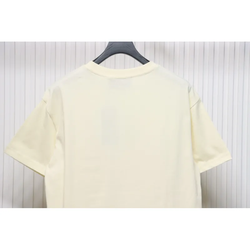 Gucci 24ss cartoon print short sleeves beige