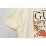Gucci 24ss cartoon print short sleeves beige