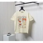 Gucci 24ss cartoon print short sleeves beige