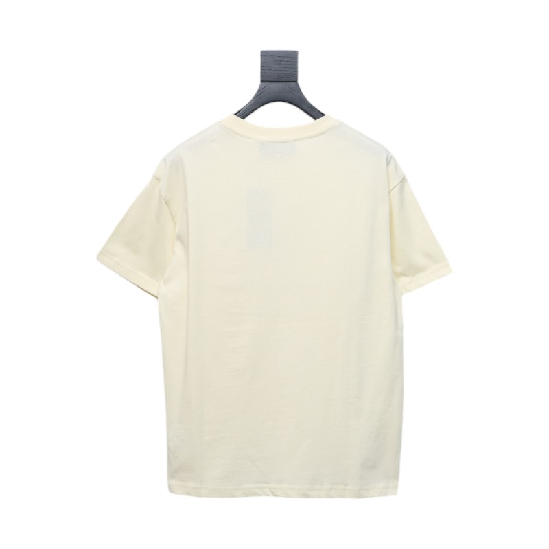 Gucci 24ss cartoon print short sleeves beige