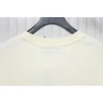 Gucci 24ss colorful letter print short sleeves beige