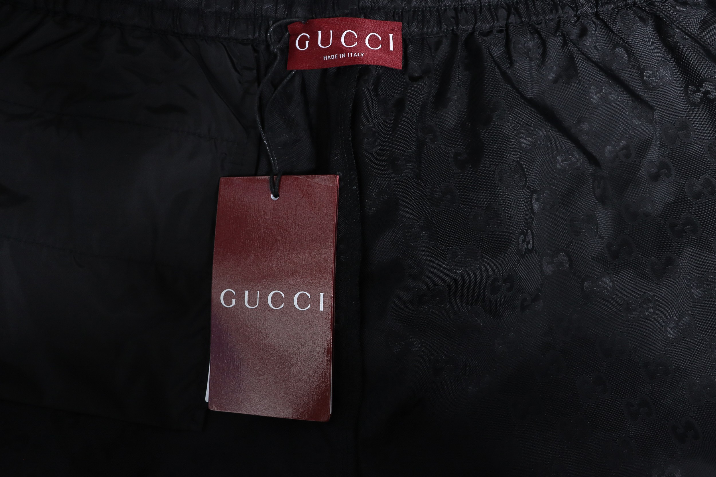Gucci 24ss Double G Jacquard Cargo Shorts Black
