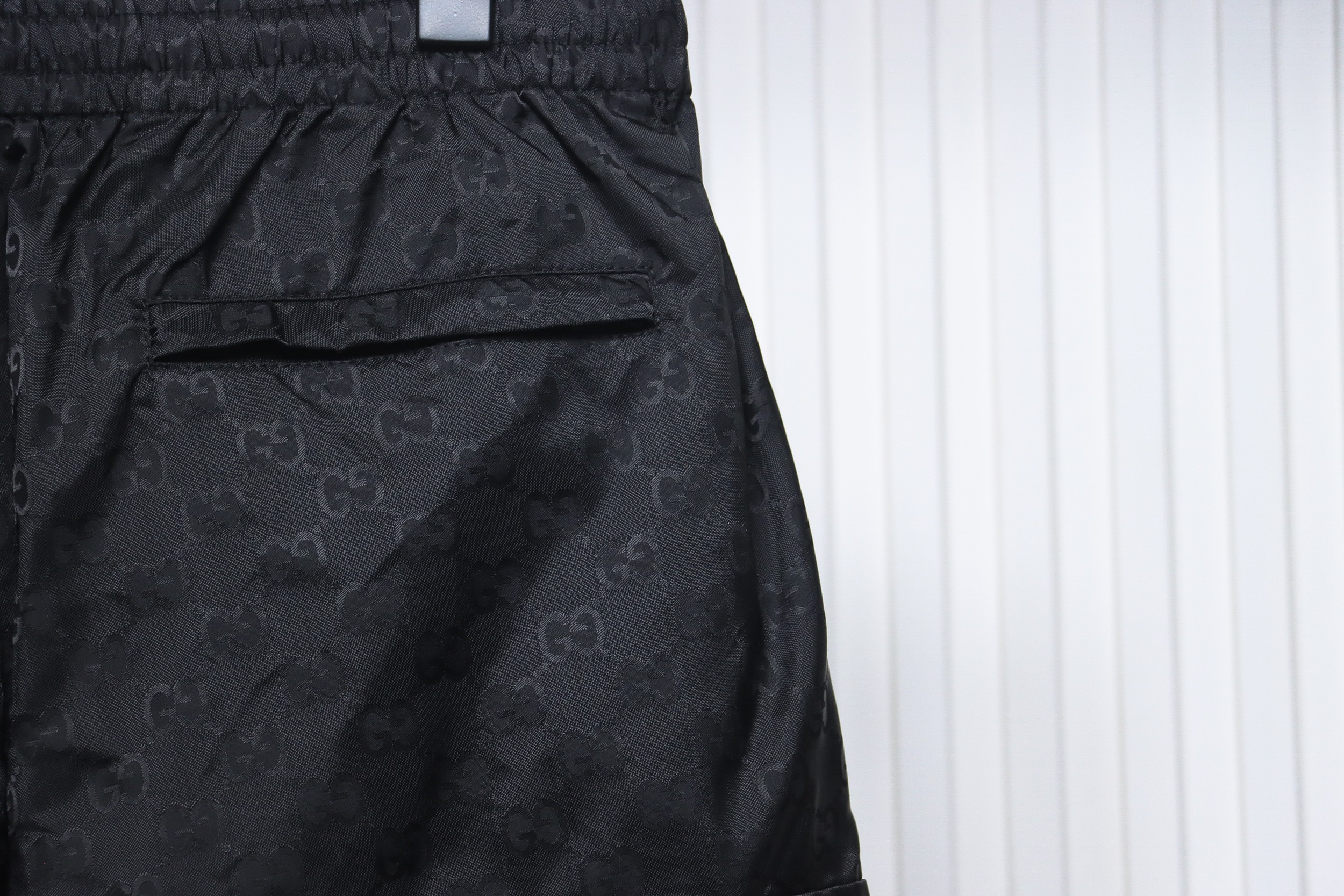 Gucci 24ss Double G Jacquard Cargo Shorts Black