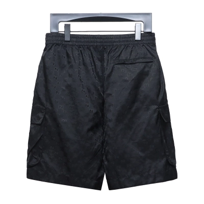 Gucci 24ss Double G Jacquard Cargo Shorts Black 02