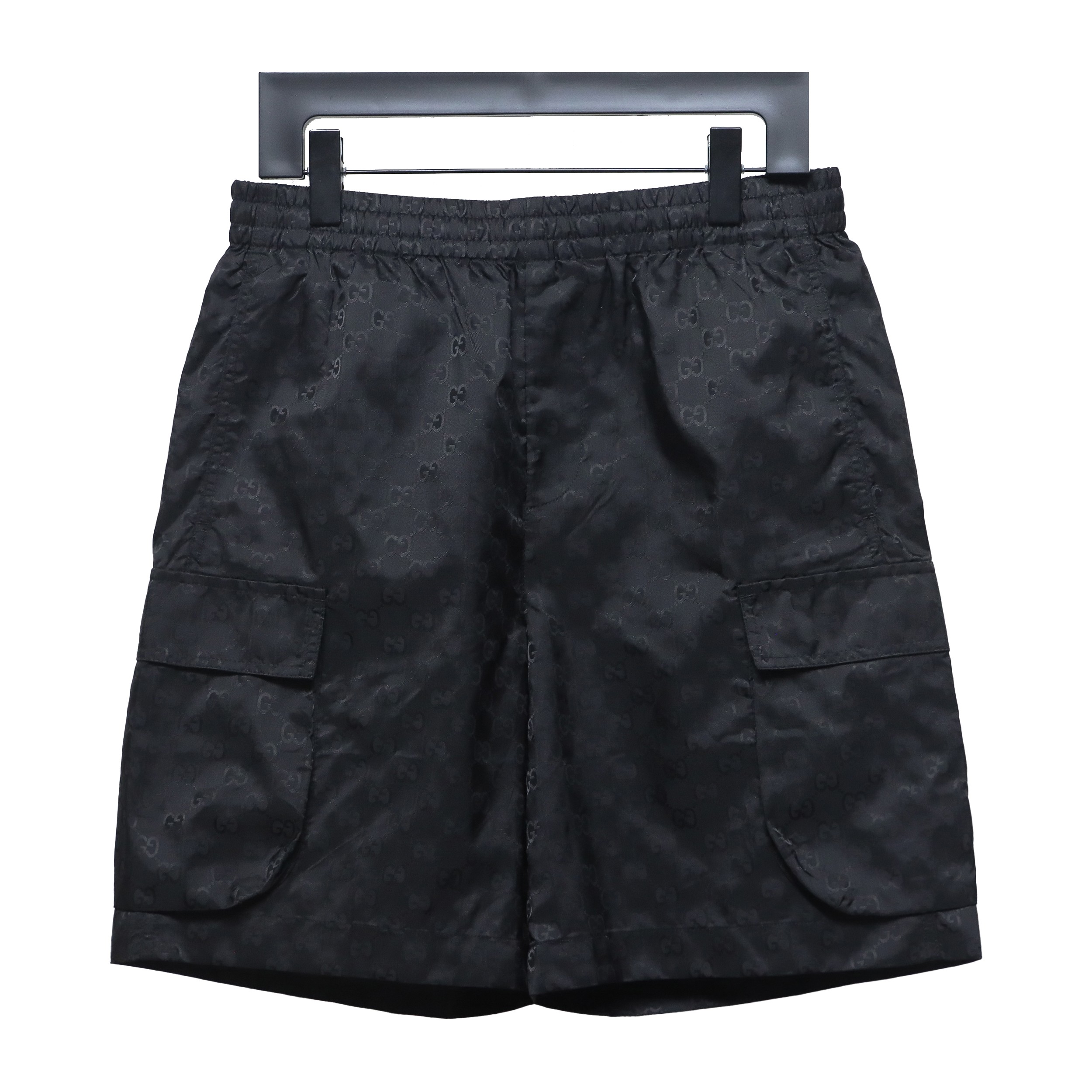 Gucci 24ss Double G Jacquard Cargo Shorts Black