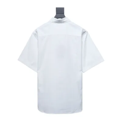 Gucci 24ss floral logo short sleeve shirt white 02