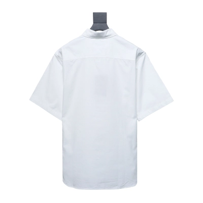 Gucci 24ss floral logo short sleeve shirt white 02