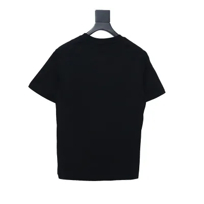 Gucci 24ss Graffiti Bear Print Short Sleeve Black 02