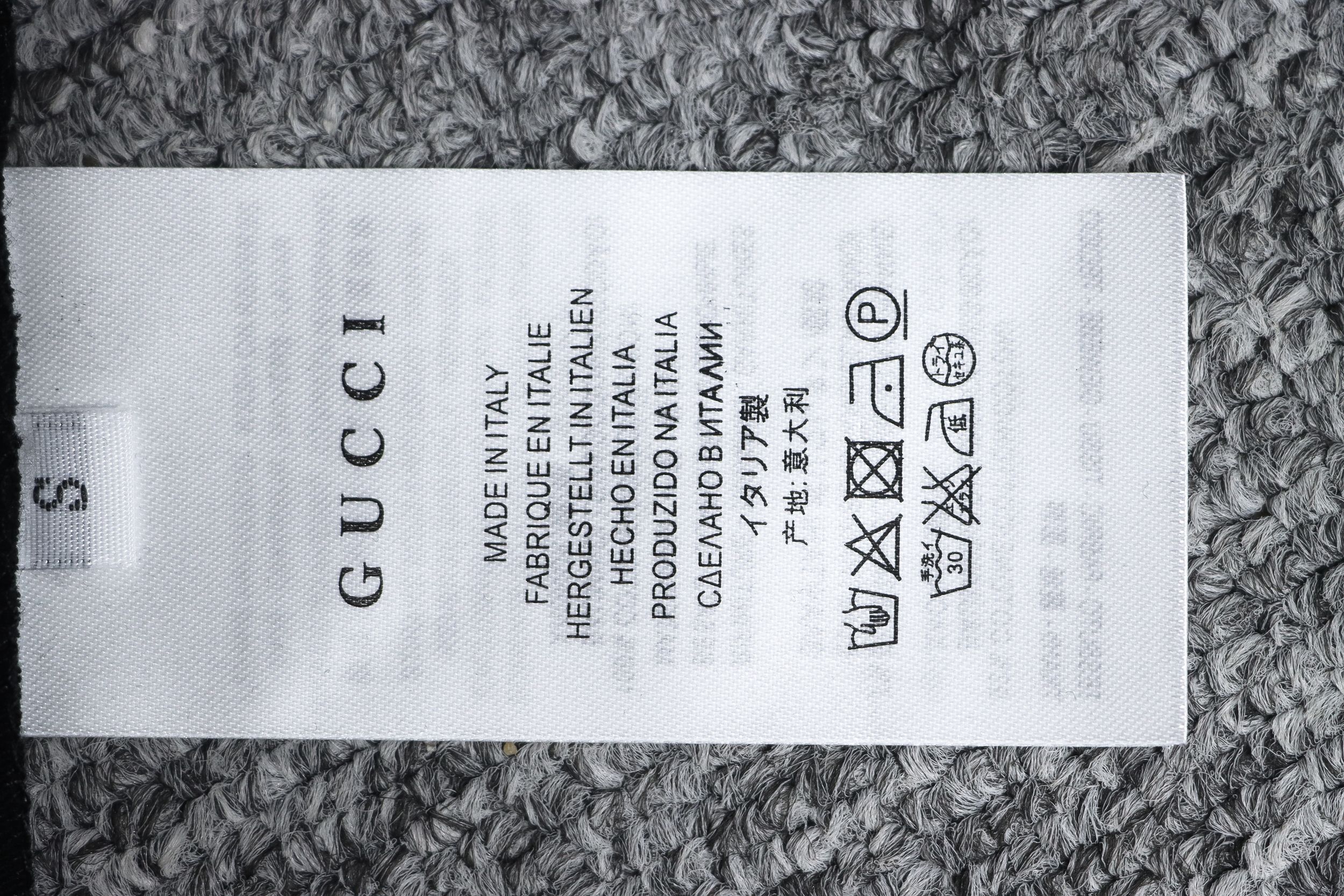 Gucci 24ss Horse Tower Print Short Sleeve Black