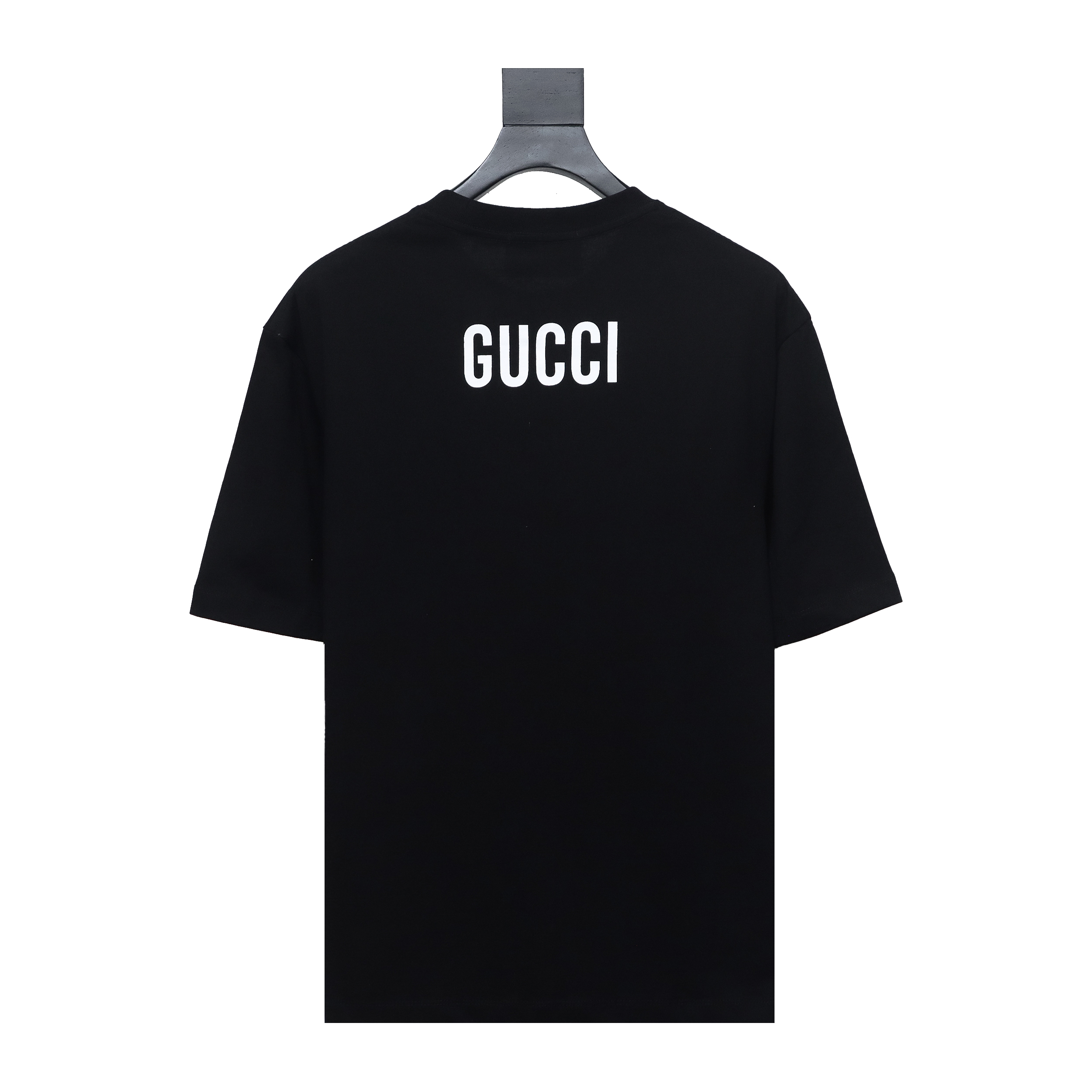 Gucci 24ss Horse Tower Print Short Sleeve Black