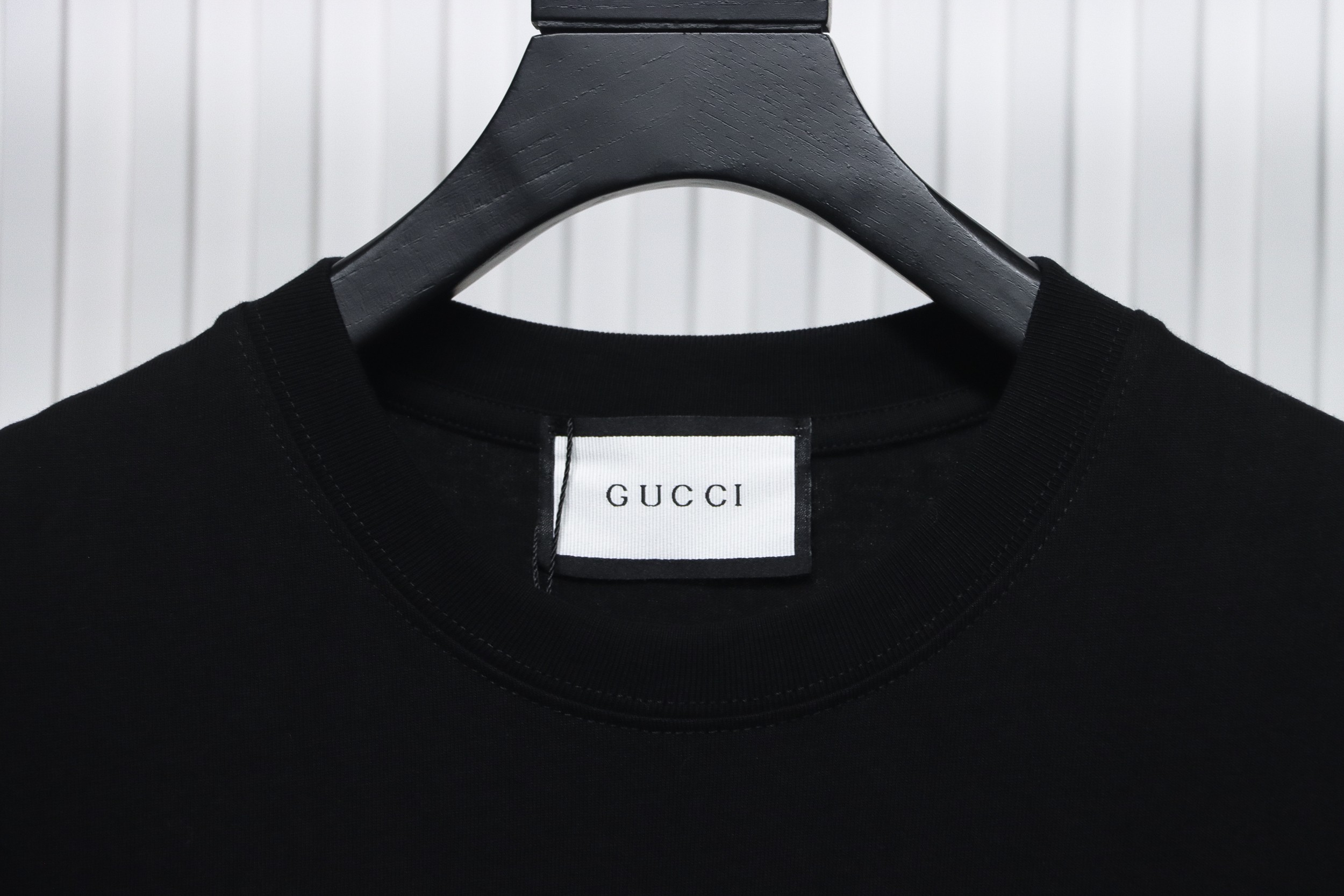 Gucci 24ss Horse Tower Print Short Sleeve Black