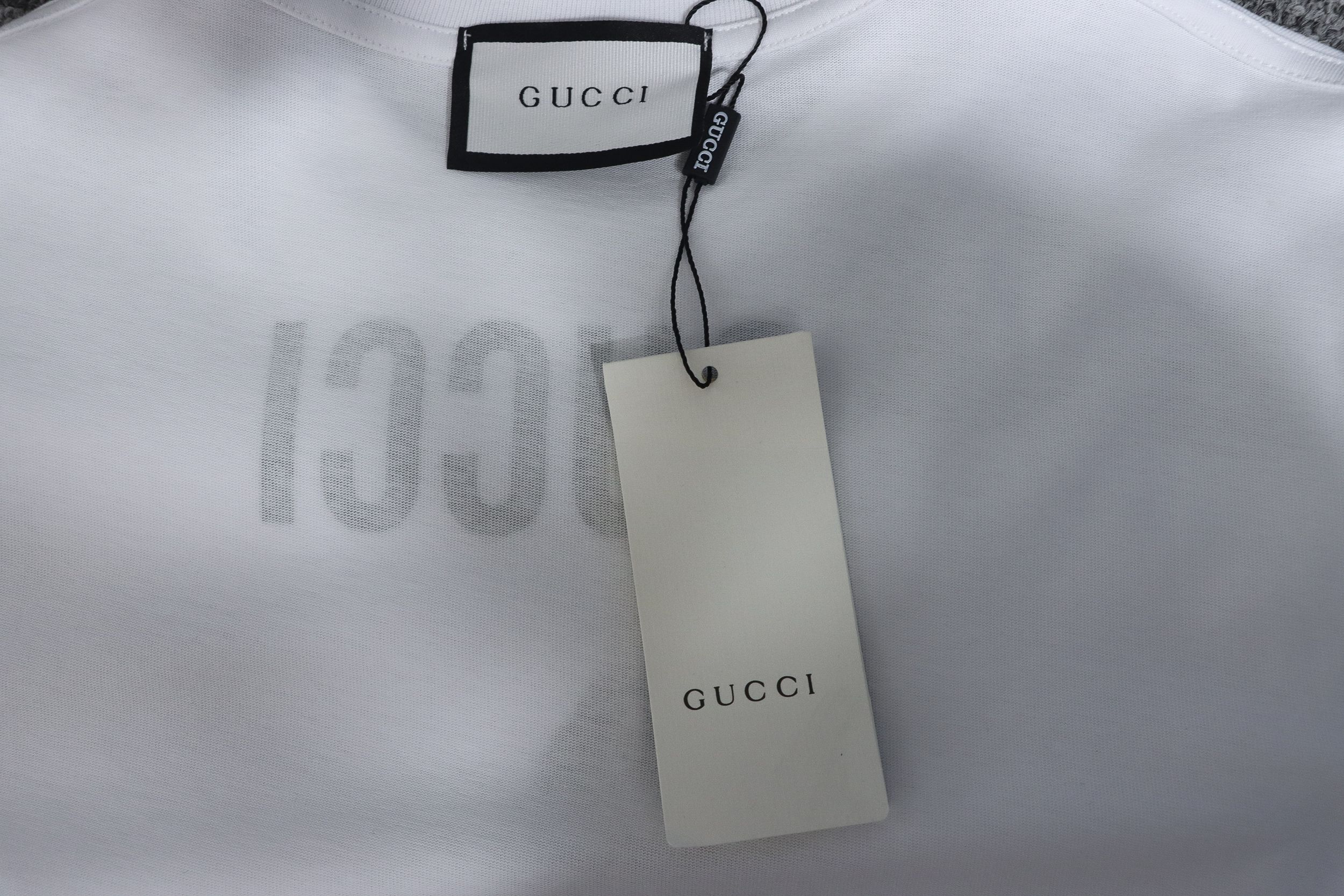 Gucci 24ss Horse Tower Print Short Sleeve White