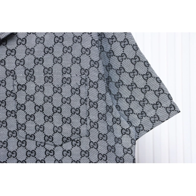 Gucci 24ss jacquard double G suit short-sleeved shirt 02