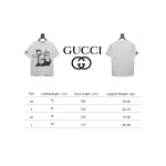 Gucci 24ss Sculpture Artwork Print Short Sleeve Grey