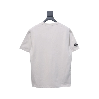 Gucci 24ss Sculpture Artwork Print Short Sleeve Grey 02